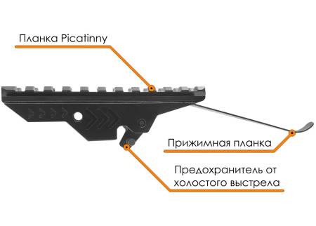 Планка прицельная для арбалетов Cobra ADDER и Siege 300 "EK Archery" ER-120003