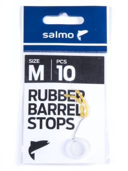 СТОПОРЫ рыболовные Р.002M 10шт. RUBBER BARREL "Salmo"