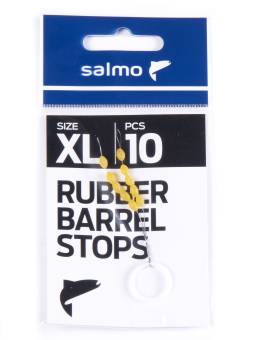 СТОПОРЫ рыболовные Р.004XL 10шт. RUBBER BARREL "Salmo"