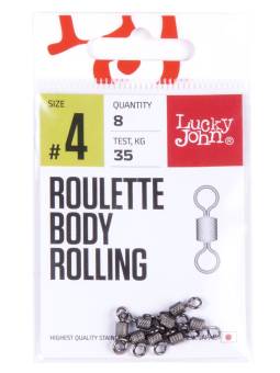 ВЕРТЛЮГИ 35кг 8шт 004 ROULETTE BODY ROLLING "Lucky John"