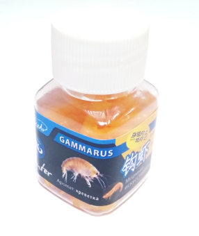 ПРИМАНКА МОРМЫШ вареный GAMMARUS TAKEDO Hunter 1,5см. 60шт. Аромат: Креветка