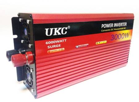 ИНВЕРТОР НАПРЯЖЕНИЯ 12-220V UKC 3000W