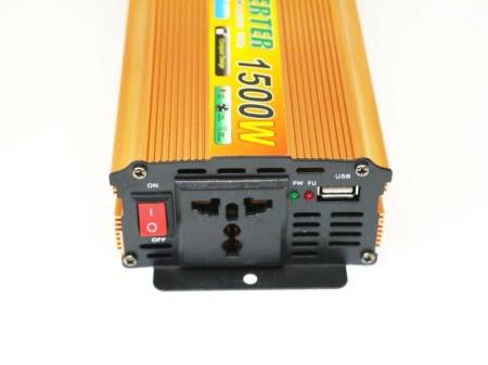 ИНВЕРТОР НАПРЯЖЕНИЯ 12-220V UKC 1500W (реал.750W)
