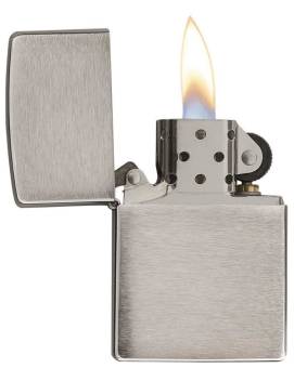 ЗАЖИГАЛКА Zippo бензиновая 200 Brushed Chrome
