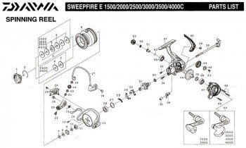 КАТУШКА безынерц. Sweepfire E 3500С "DAIWA"