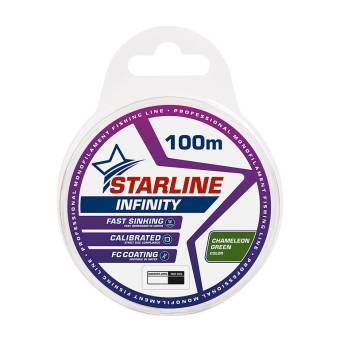 ЛЕСКА монофильная 100m, 0.105mm, 1.4kg Infinity "Starline"