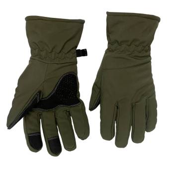 Зимние тактические перчатки Soft Shell (олива)