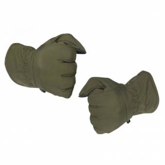 Зимние тактические перчатки Soft Shell (олива)