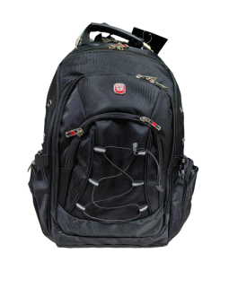 Рюкзак 35L 1908# USB Black "Grissom"