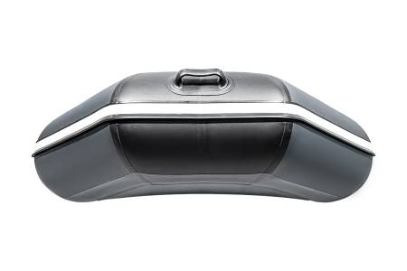 ЛОДКА надувная ПВХ 2800 графит/чёрный "Аква"