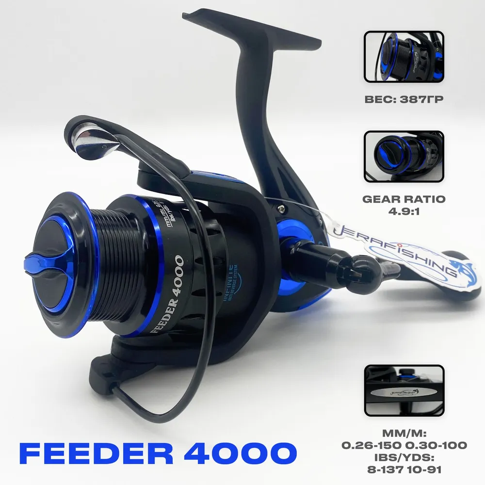 Катушка безинерц. Feeder4000