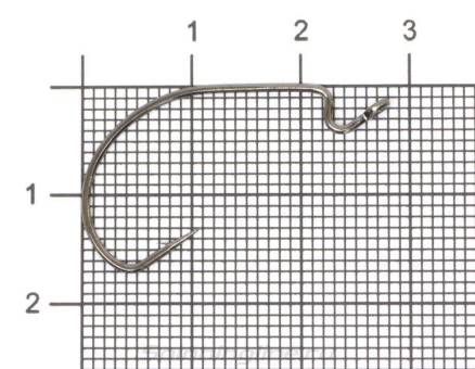 КРЮЧКИ офсетные 12шт. №4 LW OFFSET HOOK "Hitfish"