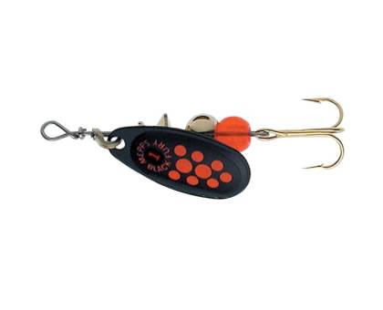 БЛЕСНА "1" вращ. 3.5 гр. Black Fury ORANGE NR "Mepps  370111