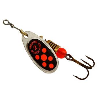 БЛЕСНА "2" вращ. 4.5 гр. Black Fury ORANGE AG "Mepps"  370102