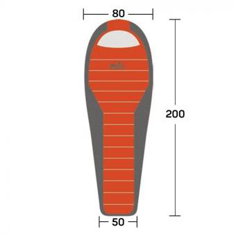 Спальный мешок кокон -20 Fjord T-Loft Compact  "Tramp" олива