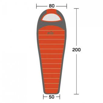 Спальный мешок -30 Oimyakon T-Loft Compact "Tramp" TRS-048С Олива
