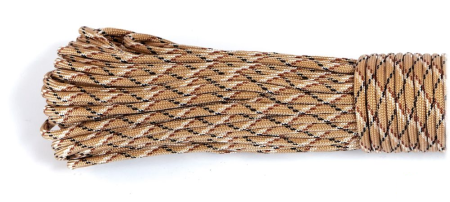 Paracord 550 desert camo #005 30 метров
