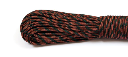 Paracord 550 red camo #006 30 метров