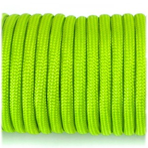 Paracord 550 fluo green #017 30 метров
