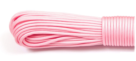 Paracord 550 pink #020 30 метров