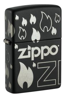 ЗАЖИГАЛКА Zippo бензиновая Classic Black Matte 48908