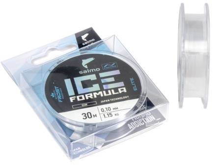 ЛЕСКА ICE PERIOD зеленая монофильная зимняя 30m, 0.25mm, 6.21kg "Salmo"