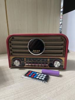Радиоприемник Meier M-2032BT аналоговый FM, AM, SW Bluetooth/FM/USB/TF/ПДУ, питание от АКБ, от сети