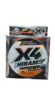 ШНУР плетеный 100m, 0.10mm, 8,0kg Outlander HIRAM