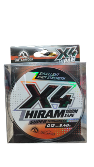 ШНУР плетеный 100m, 0.12mm, 9,4kg Outlander HIRAM