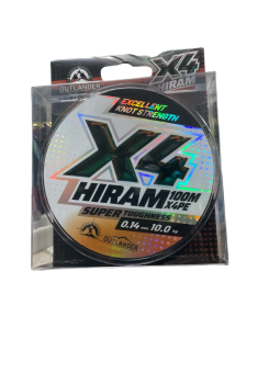ШНУР плетеный 100m, 0.14mm, 10,0kg Outlander HIRAM