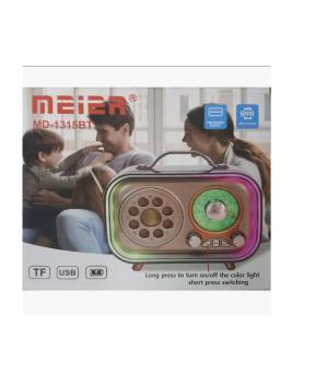 Радиоприемник c подсветкой MEIER MD-1315BT AM/FM/SW Bluetooth