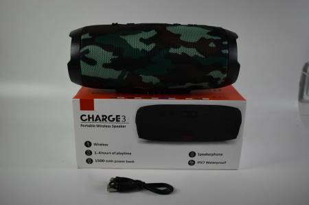 КОЛОНКА портативная Bluetooth Charge 3 цвет камуфляж