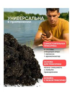 ЖМЫХ+МЕЛАССА для рыбалки СПЕЦ