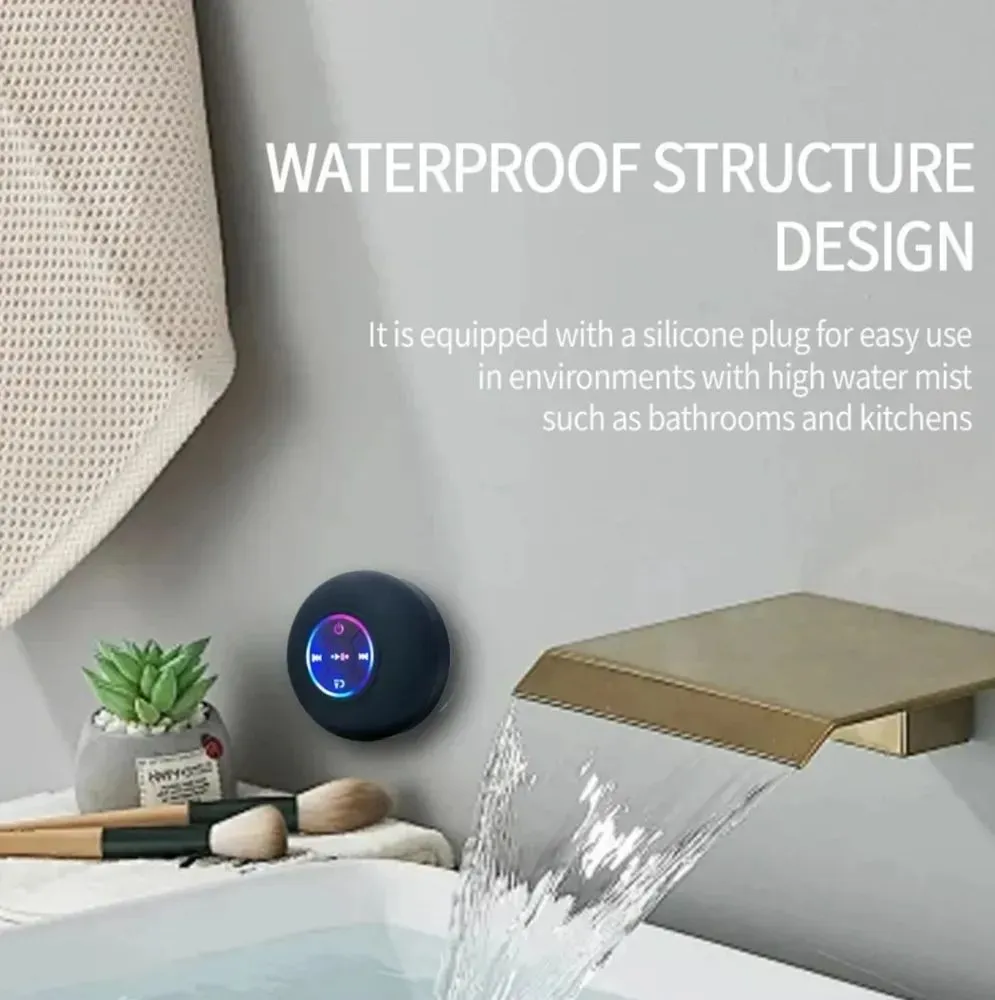 Bluetooth динамик водонепроницаемый на присоске