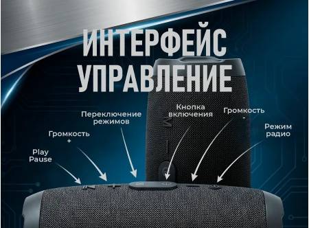 КОЛОНКА портативная Bluetooth Charge 3 цвет черный