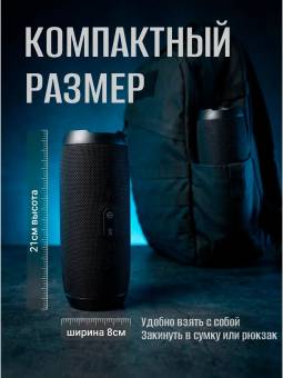 КОЛОНКА портативная Bluetooth Charge 3 цвет черный