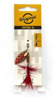 БЛЕСНА "2" 4.0гр. CR вращ. SPIN X LONG "Lucky John"