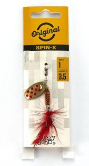 БЛЕСНА "1" 3.5гр. GR вращ. SPIN X ROUND "Lucky John"