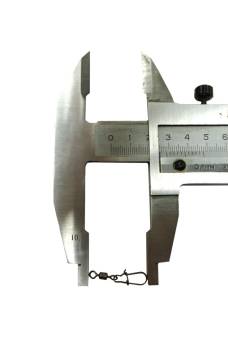 ВЕРТЛЮГ №4 25kg 8шт. цилиндрический c Т- застёжкой "Miracle"
