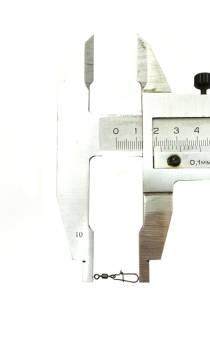 ВЕРТЛЮГ №8 12kg 8шт. цилиндрический c Т- застёжкой "Miracle"