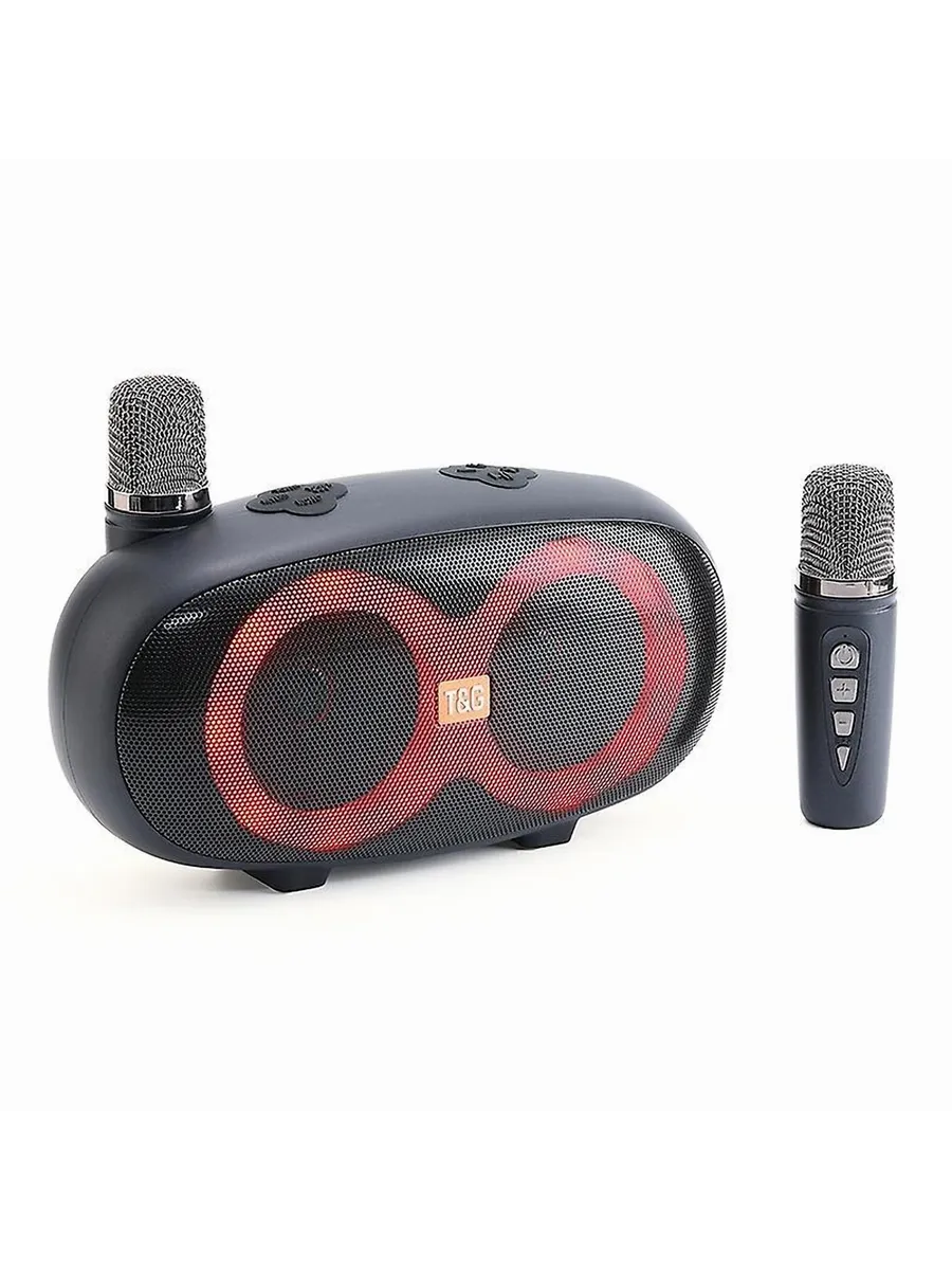Колонка динамик караоке T&G TG542DK с микрофоном/Цв.:Черный
