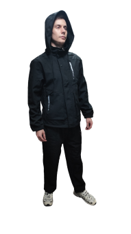 КОСТЮМ Cофтшелл Softshell демисезонный Черный