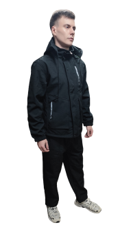 КОСТЮМ Cофтшелл Softshell демисезонный Черный
