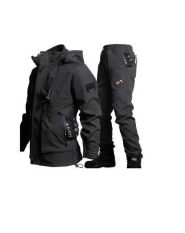 КОСТЮМ Cофтшелл Softshell демисезонный Черный