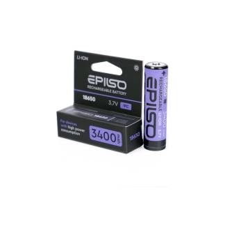 Аккумулятор Epilso Li-ion 3400mAh 18650 3.7v с защитой EPB-18650-3.4-WP