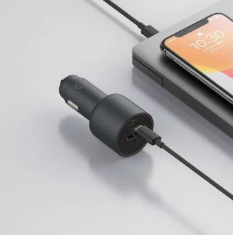 Автомобильное зарядное устройство Xiaomi 67w car charger (type-a + type-c) BHR6814GL