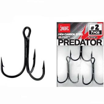 КРЮЧКИ-ТРОЙНИКИ "02" 7шт PREDATOR "Lucky John"