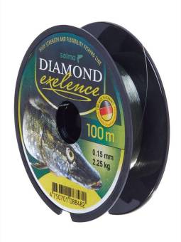 ЛЕСКА DIAMOND монофильная 100m, 0.15mm, 2.25kg, "Salmo"