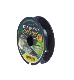 ЛЕСКА DIAMOND монофильная 100m, 0.25mm, 5.50kg. "Salmo"