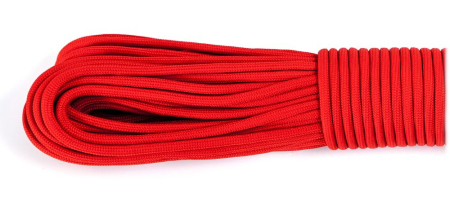 Paracord 550 red #021 30 метров